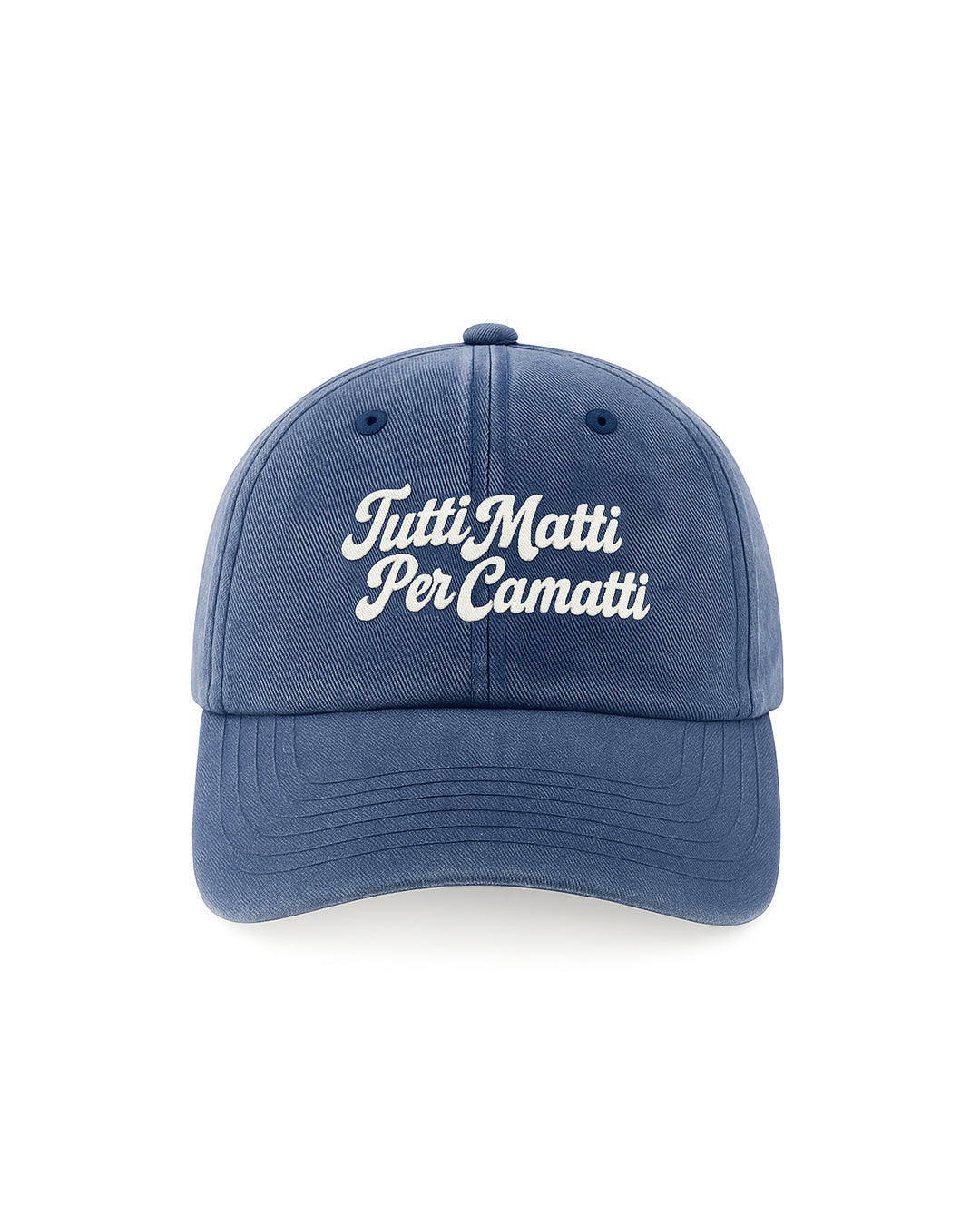 cappello con visiera "tutti matti per camatti"