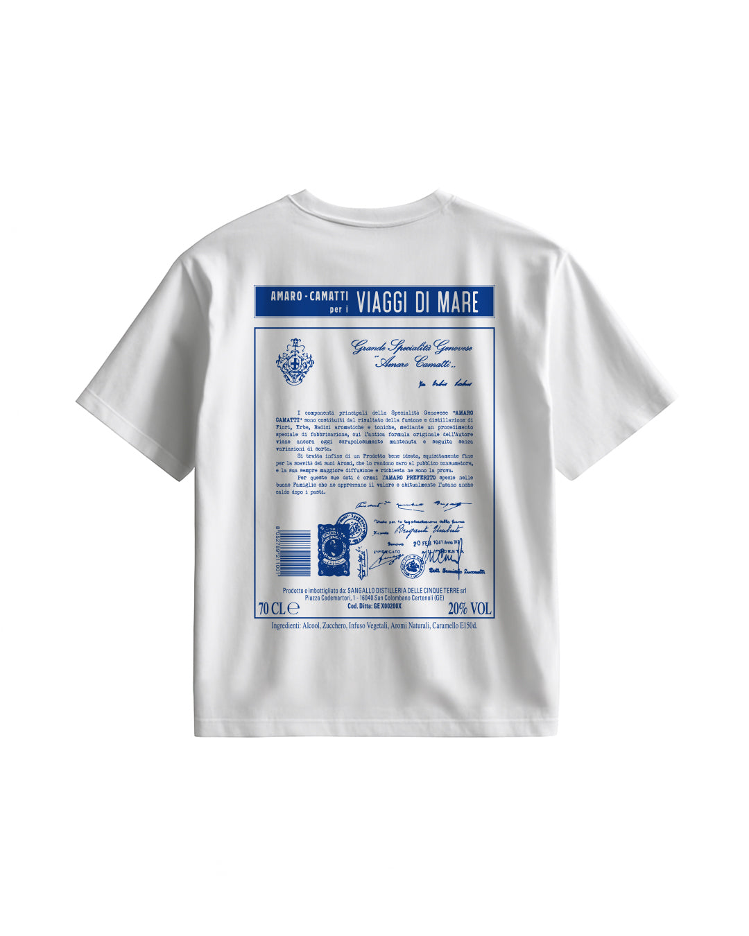 t-shirt label Camatti